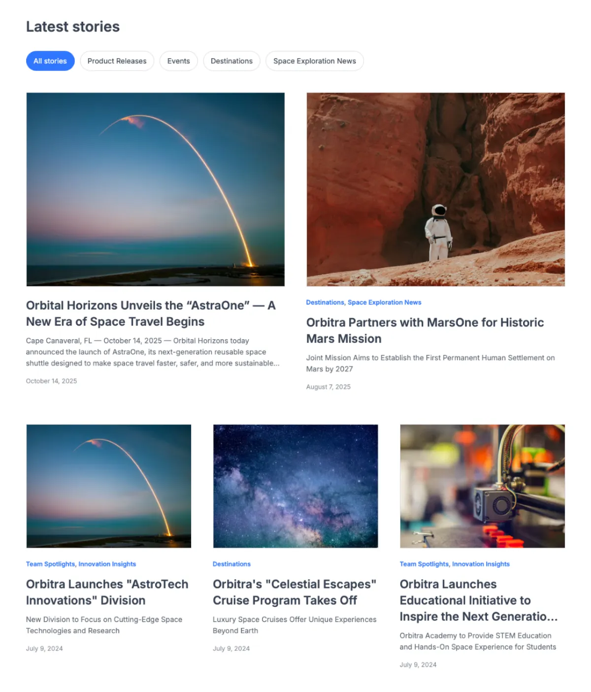 Designing a new default newsroom theme for Prezly - Image 2